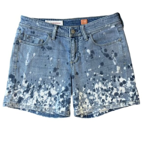 ANTHROPOLOGIE Pilcro and the Letterpress 'Hyphen' Jean Shorts - Size 26 - Picture 1 of 7